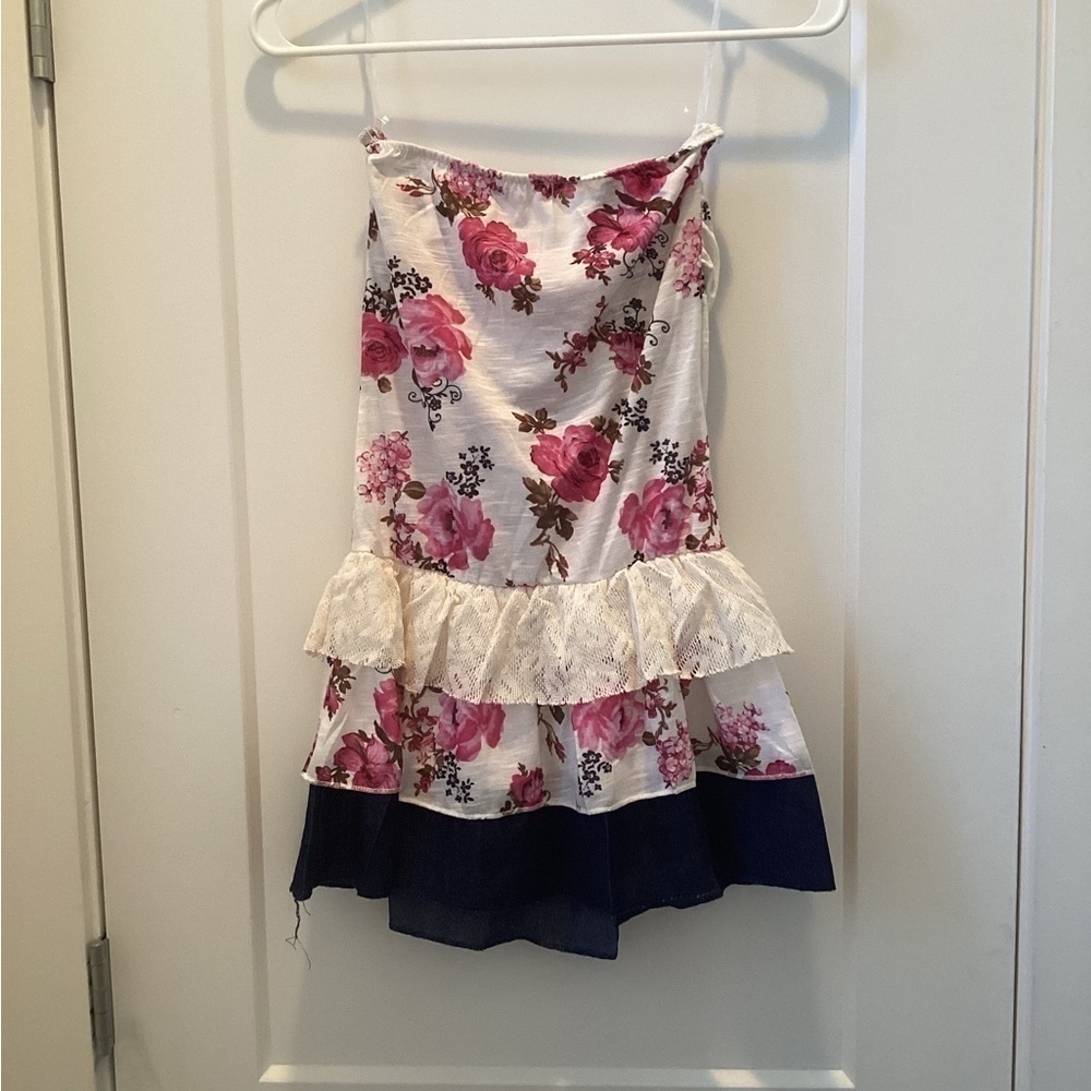 NWT floral ruffled‎ top or sundress by Pop Star